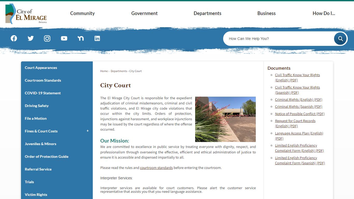 City Court | El Mirage, AZ - Official Website